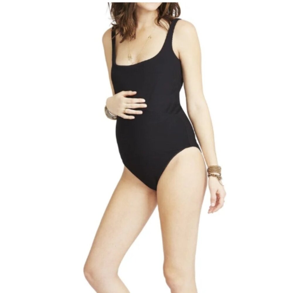 NWT - Hatch Belize Maillot (Bathing Suit, one piece) / Black, Size L